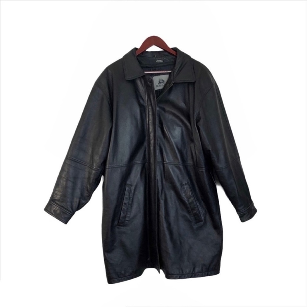 Burks Bay Black Leather Jacket